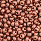 11/0 Preciosa Seed Beads Metallic Light Copper #35053